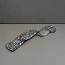 BODIY Black Sequin Wide Belt Glitter Stretch Dress Belt Sequins Cinch Belt Waist Belt for Women (Silver)