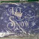 Whaline Christmas Winter Welcome Door Sign Blue Wooden Hanging Sign Xmas Holiday Welcome Wreath Sign Door Hanger for Indoor Outdoor Home Farmhouse Porch Window Wall Decor