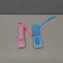 Wii Remote Controller, 2 Packs Upgrade Wireless Controller Compatible with Wii Wii U(blue and pink)