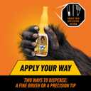 Gorilla Super Glue with Brush & Nozzle Applicator, Clear Glue, 12 Gram (Pack of 1) - All Purpose and Fast Setting for Projects and Repairs