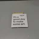 2 x Painting Gifts for Women Men, Birthday Christmas Gifts for Artist Art Lover Students Painter, Art Lover Artist Birthday Gifts for Teacher, Artist Decor Sign, Good Day