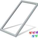 Upgraded WPW10714545 Freezer Door Gasket Compatible with Whirlpool Freezer Door Gasket W10164045 Refrigerator Door Gasket for Maytag Kitchenaid Fridge Freezer Door Seal W10191103 W10443322