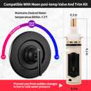 1222 Cartridge Kit for Moen 1222 Replacement Cartridge,Applicable to for Moen Posi Temp Shower Repair - Brass & Plastic,with Removal Tool.