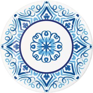 Trendware Blue Willow Disposable Paper Dinner Plates, 9 inch, 24 Count, Decorative Design, Premium Strength, Heavy Duty, Microwave Safe, Use for Parties, Birthdays, Tea, Picnics, Barbecues, Everyday