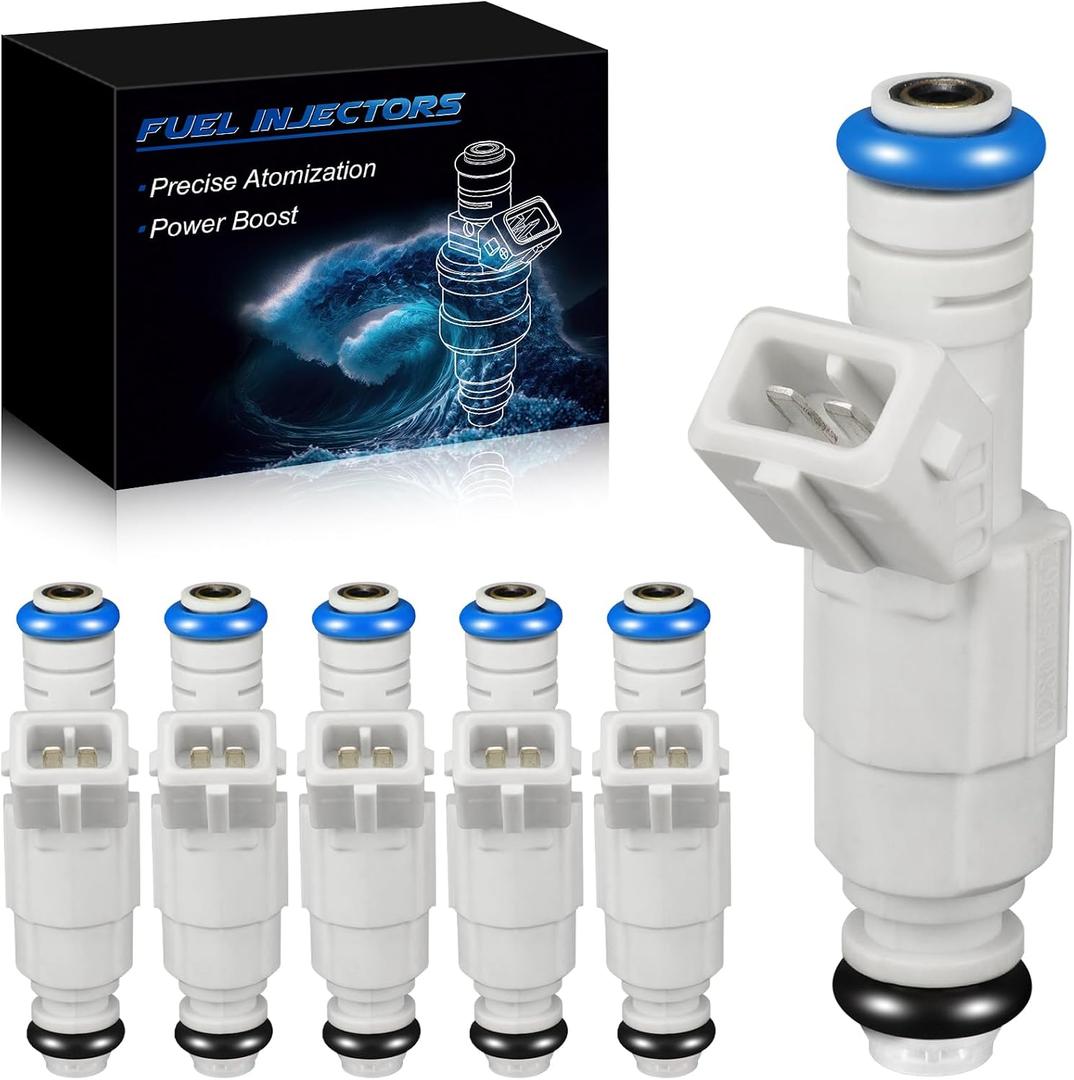 0280155962 Fuel Injectors For:-Ford Explorer 4.0L 1999 2000 For:-Ford Ranger 4.0L 1998 1999 2000 For:-Mazda B4000 4.0L 1998 1999 2000 2001, 842-12205, 84212205, 0-280-155-962(6 Pcs)