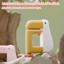 Purse Hook for Table  2-Pack Foldable & Non-Slip Bag Hanger, Cute Bird Design Purse Holder for Desk, Table & Travel  Strong & Compact Desk Accessories (2-Pack Black)