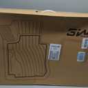 3W Floor Mats for Toyota Tacoma 2024 2025 2026 Double Cab Auto Tran(Not Fit Hybrid & XtraCab), TPE All Weather Custom Fit Floor Liner for Tacoma TRD/SR/SR5/limited Car Liners.