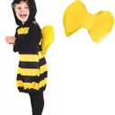 fun shack Toddler Bumblebee Costume for Kids, Cute Bumble Bee Outfit for 1 to 2 Years, Adorable Dress-Up Costume 