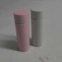 Irenare 5oz Mini Insulated Stainless Steel Bottle Purse Water Bottle Cute Leak Proof Flask Keeps Drink Cold and Hot for Purse Women(Angel White, Light Pink, 2 Pieces)