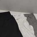 FEQO 3 Pack Women's Lounge Pants Wide Leg Yoga Pants Soft Pajama Bottoms Drawstring Casual Loose Sweatpants (Medium, Black, Dark Gray, Gray)