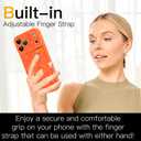 SOKAD for iPhone 17 Pro Case with Wrist Strap Stand, Orange Sage Flower