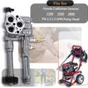AR42518 Pressure Washer Pump Head Assy Compatible with B&S Honda Craftsman Generac 2300 2500 2800 PSI 2.2 2.3 GPM Pump Head AR43061 AR42940 704667 AR P/W Kits