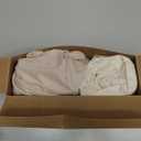 2-Pack Waterproof Baby Crib Sheets for Boys, Girls - 52x28 Viscose Derived from Bamboo Toddler Bed Sheet Neutral, Fitted Crib Mattress Protector Cover for Baby Bedding, Soft & Gentle (Ecru)