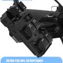 Front Left Side Power Master Window Switch 35750T2AA11 Fit for Honda Accord Sedan EX-L 2013-2017, Front Left Power Window Control Switch Compatible with 13-17 Accord Sedan EX-L Replace # 641-53986