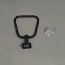 Matte Black Towel Ring for Bathroom, Kitchen Bath Towel Holder Hangers Wall Mount Heavy Duty Stainless Steel