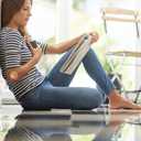 2 Pack Mop Heads Replacements for Ocedar Easy Wring 1-Tank System,Compatible with O-Cedar EasyWring Spin Mop & Bucket System Microfiber, White