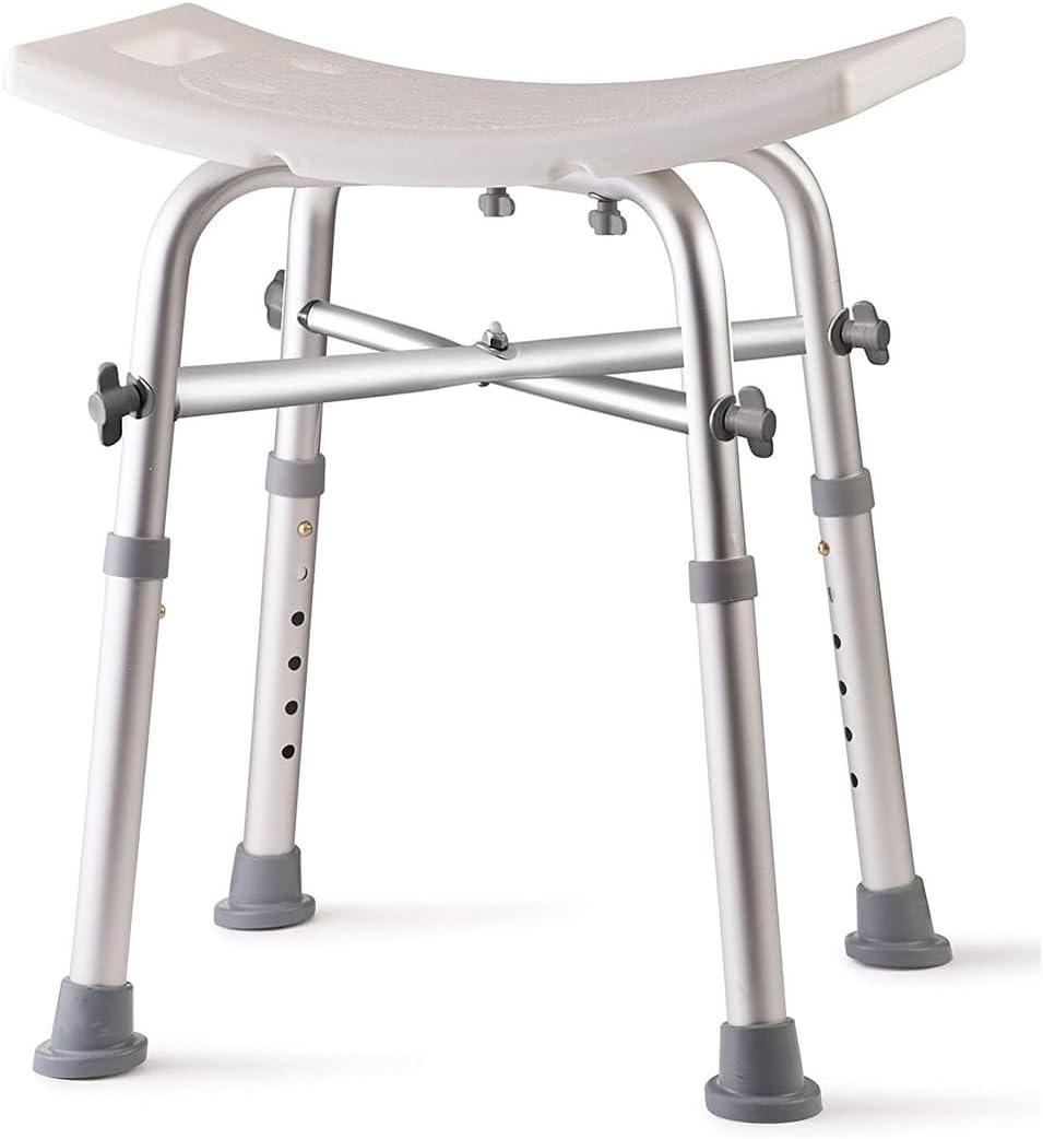 Dr. Kay's Adjustable shower Chair for inside shower with Unique Heavy Duty Crossbar Supports, Shower Stool for the inside tub, Bath stool, adjustable shower chair for the elderly and disabled, 500 lbs