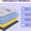 Washable Pee Pads for Dogs, 2Pack Reusable Puppy Pads, Super Absorbent & Leakproof Dog Pads, Anti-Slip Dog Pee Pads for Puppy Training & Incontinence, Feather Pattern 48"x48"