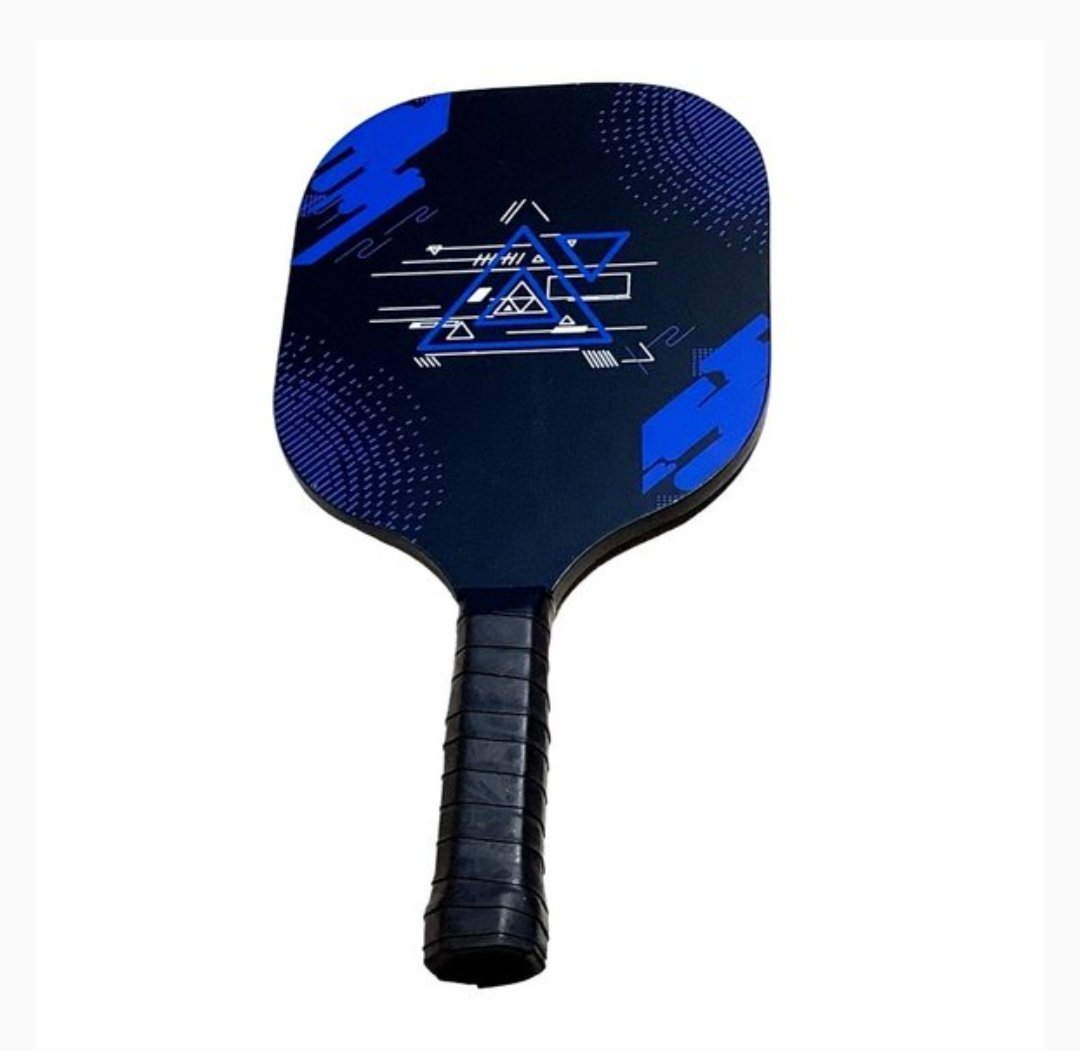 AOPOUL Pickleball Paddle Cushioned Grip Blue Triangles Graphics Premium Wood
NWT
AOPOUL