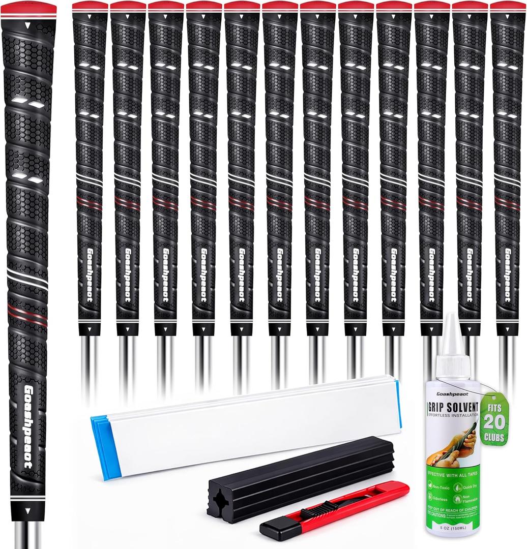 Wrap Golf Grips 13 Pack with Golf Grip Kit ,Golf Club Grips Outstanding Tackiness and Advanced Surface Texture Enhances Control