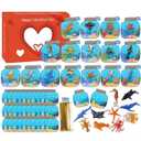 Happy Valentines Day 24 Pcs Toys And Cards