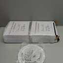 4 Pcs 6 Inch Shower Trim for Recessed Light Cover with Albalite Lens White Ceiling Light Cover Replacement Waterproof for Shower Bathroom Lights Wet Locations