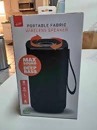 Portable Fabric Wireless Speaker MAX SOUND DEEP BASS Bluetooth audio device