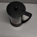 Bodum 51oz Brazil French Press Coffee Maker, High-Heat Borosilicate Glass, Black - Made in Portugal