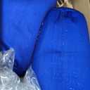 Squishy Microbead Bean Neck Pillow 2Pcs Bolster Tube Body Pillow for Sleeping Smooth Cool Touch Fabric Neck & Back Support Throw Travel Pillow Fun Colors (Navy Blue 2Pcs)