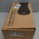 Triple Fusion Back Massager with Stretching, Vibration and Heat, 3-in-1 Electric Lumbar Pillow for Lower Back Tension Relief, Deep Tissue Relaxation Massage for Home, Office, Bed, Sofa, and Car Use (Black-Basic)