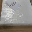 Muzata 16Pack 22 Drop Ceiling Tiles White Smooth Healthy PVC Ceiling Tiles 24x24 About 64sqft Waterproof Easy Drop-in Installation TBP0