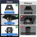 Gen 3/4/4X for Starlink All-in-One Mount Kit: Heavy-Duty Outdoor Dish & Indoor Router Mount, Compatible with Wall, Roof, and Pole Mount