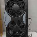 COMFORT ZONE 9" Smart Reversible Twin Window Fan with WiFi & Remote
