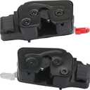Lower Door Latch for Rear Quad Cab Compatible with Dodge Ram 1500 2500 3500 1998-2002 Cargo Door Lock Actuator Replaces 55275100 55275101 (Pair)