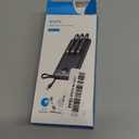 VRURC Portable Charger with Built in Cables, Slim Power Bank 10000mAh, USB C Battery Pack Travel Essential, 5 Outputs 2 Inputs Phone Charging Bank for iPhone 16 15 14 13,Samsung,Android-Black(1 Pack)