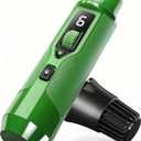 7-Speed Dog Nail Grinder with LED Light – Ultra Quiet Electric Pet Nail Trimmer for Large Dogs & Cats – Professional Grooming Tool with Dust Collector, One-Hand Speed Control & Instant Stop Safety, Green