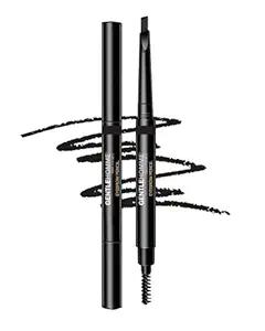 Gentlehomme - Men's 2-in-1 Eyebrow Brush & Pencil - Shape, Define & Fill In - Ultra-Thin, Long-Lasting Black - Vegan, Grey