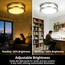 Drosbey 36W Dimmable LED Ceiling Light Fixture, Flush Mount Light Fixture, Ceiling Lights for Bedroom, Kitchen, Bathroom, Super Bright 4000 Lumens, 400W Equivalent, 5000K Daylight White, UL Listed