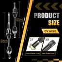 2PCS Front CV Axle Shaft Assembly Compatible with Ford Escape 2013 2014 2015 2016 2017 2018 2019 L4 1.5L 1.6L AWD, Driver and Passenger Side, OE# NCV11164 NCV11167