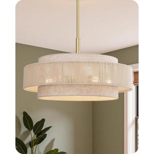 EDISHINE 24'' 5-Light Pendant Lights Kitchen Island, Boho Chandelier