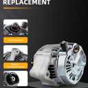 OCPTY Alternators Alternator 13754 1997 98 99 00 2001 for Toyota for Camry,1999 00 2001 for Toyota for Solara,12V 75AMP 5-Groove Pulley Replaces 13754 AND0187 111468