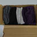 LINEMIN Wool Socks for Women Winter Warm Hiking Thick Warm Cozy Boot Crew Gift Socks 5 Pairs, One Size