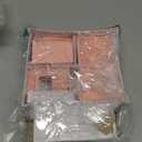 Dollhouse Kitchen Furniture Kit 1:12 Dollhouse Miniature Wooden Kitchen Cabinet Fridge Set Dining Room Furniture for 1:12 Doll House Miniatures Scenes Accessories