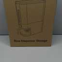 22-25 Lbs Rice Dispenser, Large Cereal Dry Food Storage Containers with Measuring Cup,BPA-Free Household for Kitchen Pantry Organization-Grey