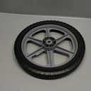 Maxpower 335110 14" x 1.75" Spoked Plastic Wheel with Diamond Tread