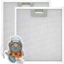 Updated W10169961A Range Hood Filter, Stove Vent Filter, Fits Whirlpool, Ikea, Kitchen Aid, Jenn Air, Aluminum Mesh Range Hood Grease Filters 10.5x12Inch, Hood Filters for Kitchen 2PCS