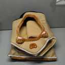 Haofy Cat Bed Cave Pet House Tent with Removable Cushion Soft Washable Four Seasons Indoor Use for Small Dogs Cats (Yellow)