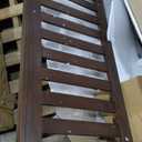 Queen Size Bed Frame with Headboard & Footboard, Solid Wood Platform Bed, Metal Legs, 12 Durable Slatted, Noise-Free & Anti-Slip, No Box Spring Needed, Easy Assembly, Dark Roast Oak Finish JPQ-32