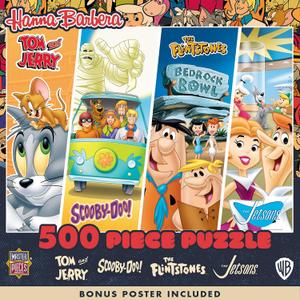 MasterPieces 500 Piece Scooby Doo Jigsaw Puzzle for Adults and Family - Hanna-Barbera Classics - 15"x21" - Intermediate Skill Level