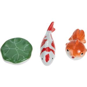 Sewroro 3Pcs Ceramic Ball Fish Tank Float Artificial Aquarium Fishes Aquarium Decor Floating Ornament Ocean Sea Animals for Aquarium Fish Figurines Decors 10x4cm